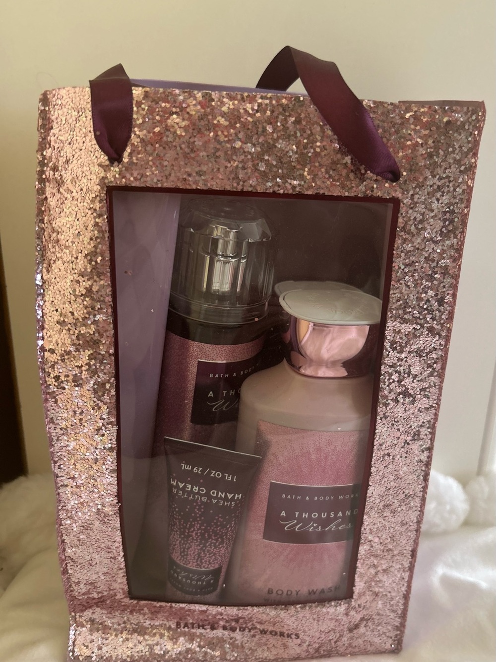 Bath & Body Works A Thousand Wishes Gift Set - Pink Glitter